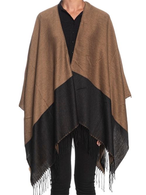 Poncho with logo and fringes Liu Jo | 2F5031T0300.00070
